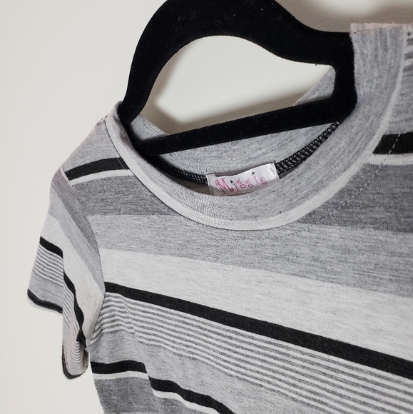 Miggie Grey And Black T-shirt Dress - Picture 3 of 4
